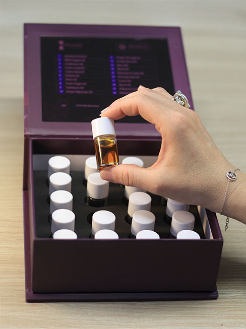 Fragrance Box with fragrance Ingredeints from Aromatic Ingredients
